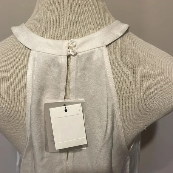 NWT!! A.L.C. - Moran Silk Top - White - Size 6 - Picture 7 of 9